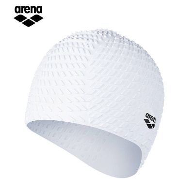 ✁△ Arena/Arena หมวกว่ายน้ำซิลิโคนสำหรับบุรุษและสตรีผมยาวสำหรับผู้ใหญ่ พร้อมอุปกรณ์ป้องกันหูกันน้ำและหมวกว่ายน้ำแบบมีฟอง