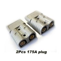 2Pcs 175A 2-Pin Anderson Electric Forklift Charging Plug 600V Battery Plug-in High Current Connector Automotive Solar Inverter