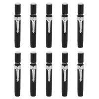 10 Pcs Black Aluminum Alloy Chalk Keeper Holder (Black)