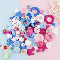 10-300Pcs Mix Shapeสีตัวอักษรสัตว์Sapcerไม้ลูกปัดสำหรับเครื่องประดับDIYผู้หญิงสร้อยคอสร้อยข้อมือ