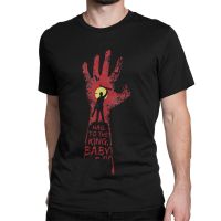 Hail To The King Baby Evil Dead T Shirt Men Cotton T-Shirt Movie Bruce Necronomicon Zombie Terror Groovy Tshirt Tees Streetwear 4XL 5XL 6XL