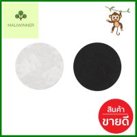 ยางรองกลม DEXZON 18X3 มม. สีดำ 16 ชิ้นROUND RUBBER FLOOR PROTECTOR PAD DEXZON 18X3MM BLACK 16EA **สินค้าแนะนำ**