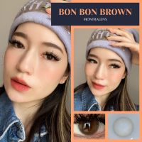 ⚡️ มีค่าสายตา ⚡️ลายดังTiktok คอนแทคเลนส์ Montra Lens มนตรา Bon Bon  Black Gray Brown แถมตลับ แบบบิ๊กอายตาโต สายตาปกติ และ ค่าสายตาสั้น