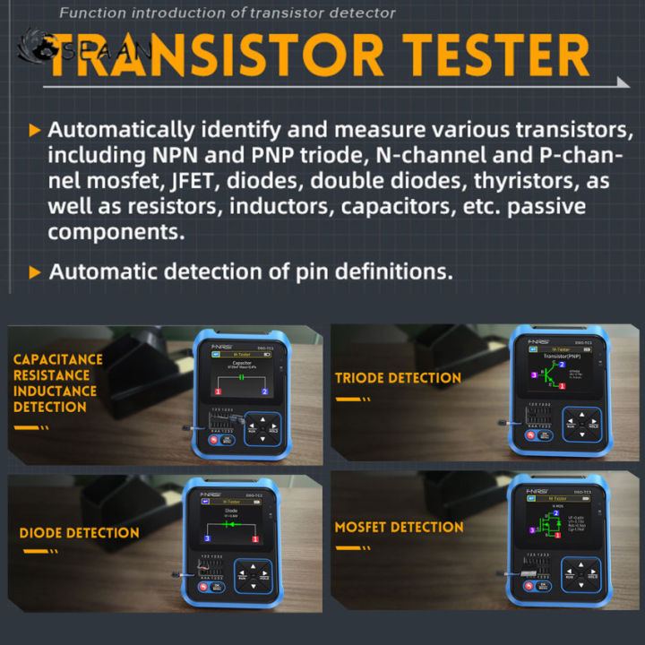 fnirsi-dso-tc3เครื่องทดสอบทรานซิสเตอร์ออสซิลโลสโคปแบบดิจิตอลแบบ3-in-1เครื่องกำเนิดสัญญาณฟังก์ชันเครื่องทดสอบส่วนประกอบอิเล็กทรอนิกส์มัลติฟังก์ชั่น