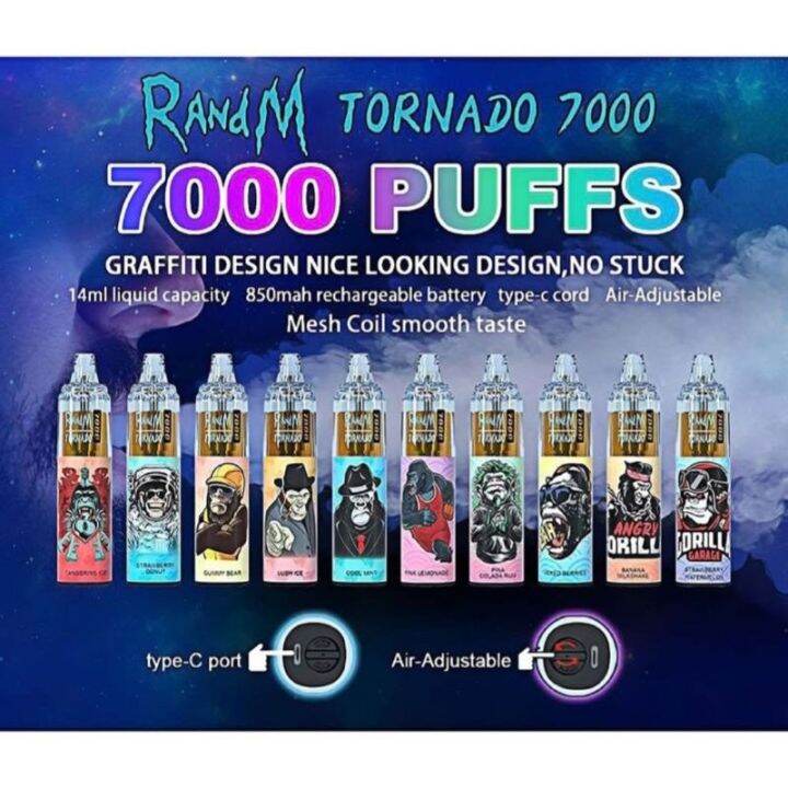 RandM Tornado 7000 (Disposable) DGJR | Lazada PH