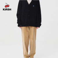 [KIRSH] UNI SMALL CHERRY CORDUROY PANTS |22AW |  Women Pants |  CORDUROY PANTS |  Denim Jeans | Jeans | Jeans Woman | Korean Brand | Korean Style | Korean fashion | denim pants | Korean pants | กางเกงยีนส์เอวสูง | กางเกงขาสั้น ผญ