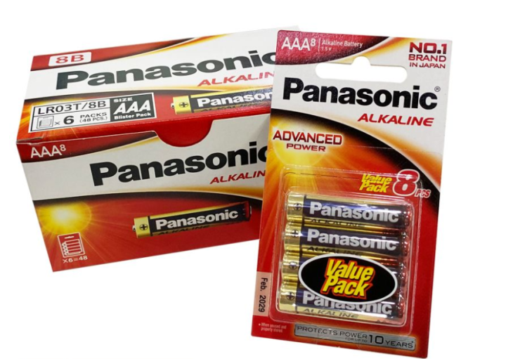 panasonic-battery-alkaline-ถ่านอัลคาไลน์-aaa-ของแท้-8ก้อน