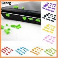 GEORG 16pcs 13pcs สีสัน HDMI อุปกรณ์เสริมคอมพิวเตอร์ ปลั๊กกันฝุ่นแล็ปท็อป ฝาครอบกันฝุ่น พอร์ต USB Type-C จุก