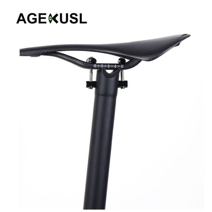 AGEKUSL Bike Seat Post Seatpost Carbon Fiber For Brompton 3 Sixty Fnhon