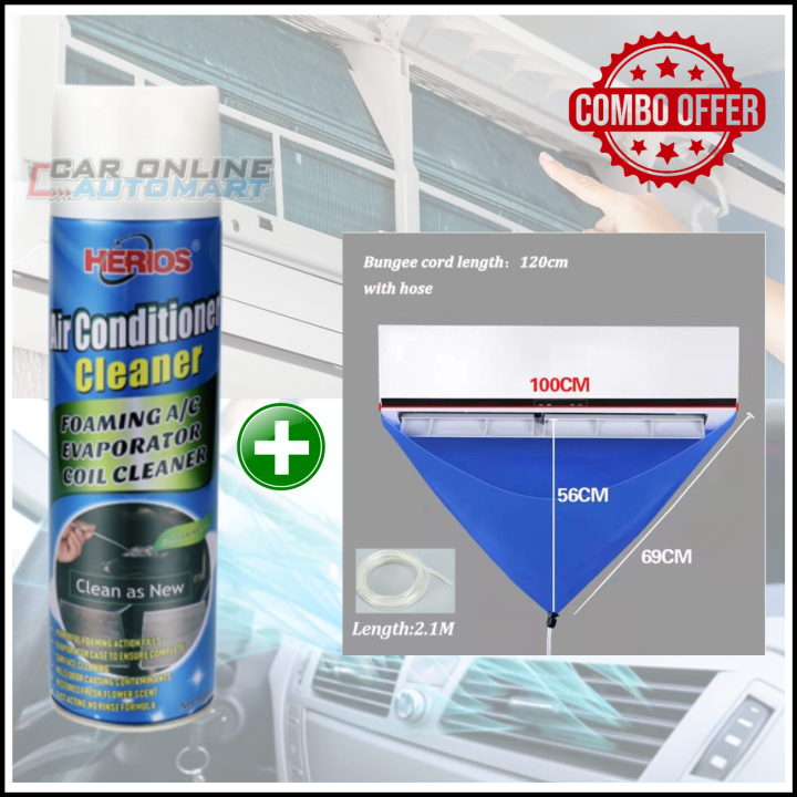 500ML Air Conditioner Foam Spray Cleaner [can use for Car / Home