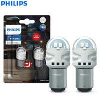 P21 LED สำหรับ Philips Ultinon Pro3100/5W 1157 S25สีแดงไฟเลี้ยวสำหรับรถยนต์เลี้ยวรถไฟบอกตำแหน่งด้านหลังหลอดไฟจอดรถหยุดคาน2x