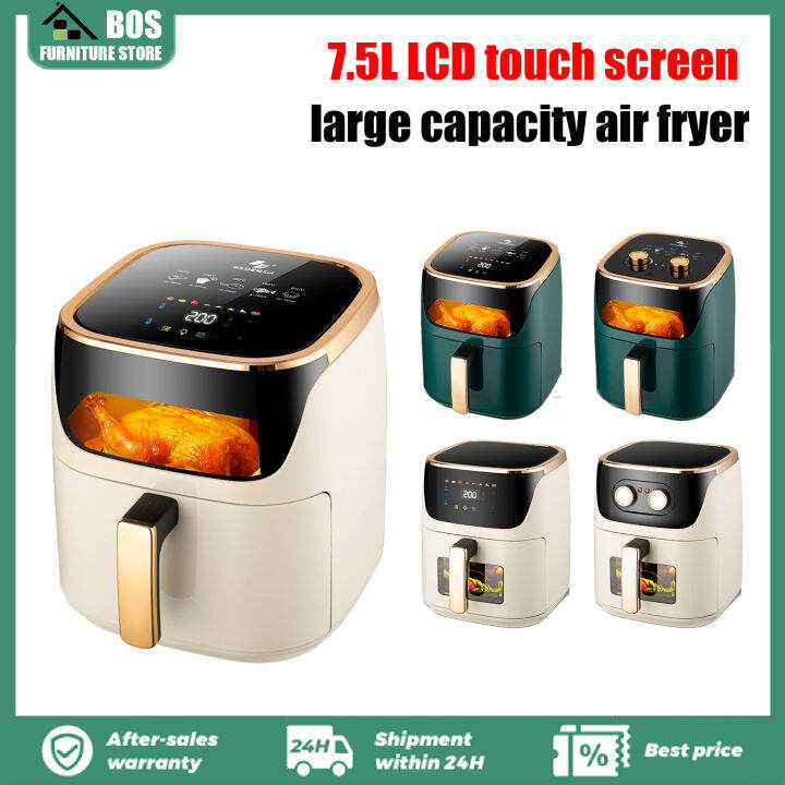 BOS 7.5L air fryer Large capacity air fryer oilfree cooking