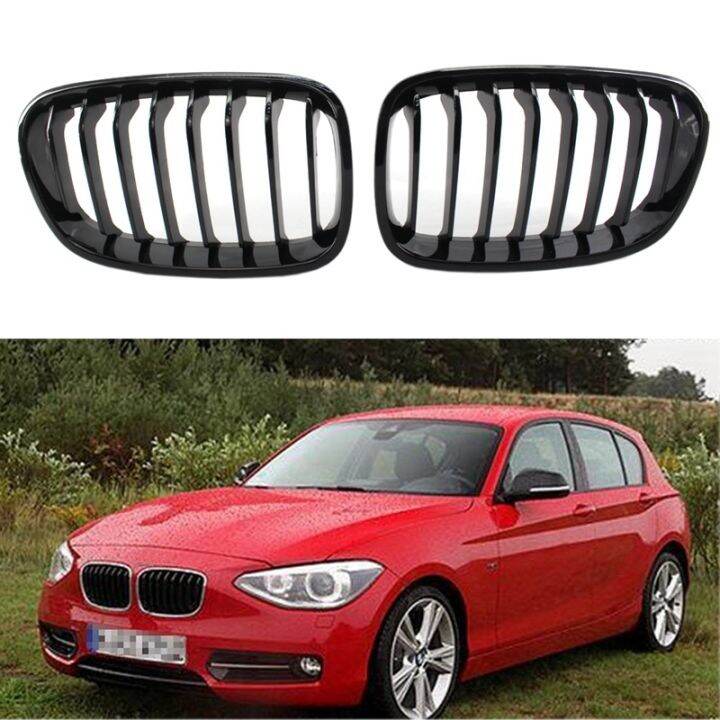 bright-black-front-kidney-grill-grille-for-bmw-f20-f21-1-series-2011-2014