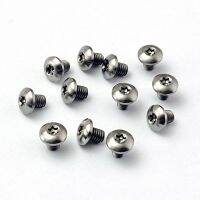 10pcs/set Titanium Alloy M3 Thread T8 Torx Head Screws for Fold Knife Handle DIY Making Repair Accessories Flat Head Nail Rivets