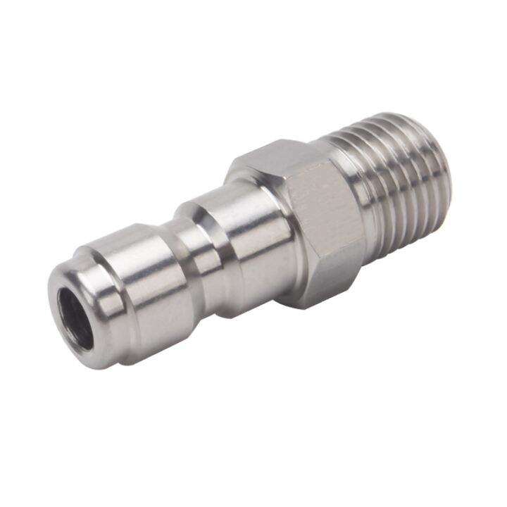 เครื่องซักผ้าความดัน-snow-foam-quick-plug-connector-14นิ้ว-to-spray-wand-lance-adapter-quick-disconnect-release-fitting