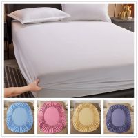 Cotton Bed Sheet with Elastic Solid Color Bedsheets for Adult Cotton Bed Linen постельное бельё набор Non-Slip Sheets Sets