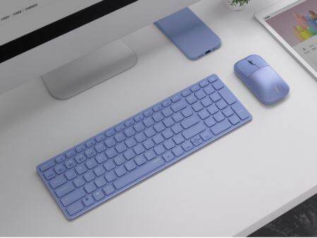 rapoo-มี3สี-e9350g-multi-mode-wireless-keyboard-white-purple-dark-grey