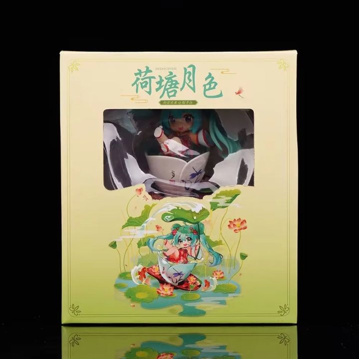 q-version-hatsune-miku-action-figure-lotus-leaf-and-chinese-umbrella-model-dolls-toys-for-kids-gifts-collection