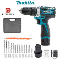 Diydeepen Makita Drills &amp; Drivers 98V ชุดสว่านหน้าที่หนักชุดสว่านชาร์จใหม่ของญี่ปุ่นชุดสว่านแบบชาร์จไฟได้   เครื่องมือสว่านเครื่องเจาะแบบไร้สายไฟฟ้าเครื่องมือการเจาะเครื่องมือสว่านผนังเครื่องมืออิเล็กทรอนิกส์ชุดสว่านแบบชาร์จไฟได้ชุดเครื่องมือไฟฟ้า