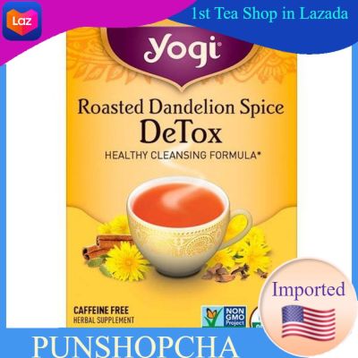 Yogi Tea, Roasted Dandelion Spice Detox, Caffeine Free, 16 Tea Bags