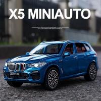 1:32 BMW X5 SUV Alloy Car Model Diecasts Metal Toy Vehicles Car Model Collection Sound Light High Simulation Childrens Gift A31