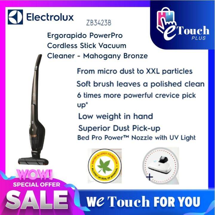 ELECTROLUX ( ZB3423B ) [ ZB3424BP ] 3IN1 ERGORAPIDO POWERPRO CORDLESS