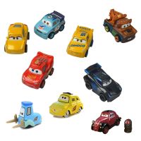 Pixar รถยนต์ Guio Luigi มินิสายฟ้าแลบ Mcqueen Cruz Ramirez เมทแจ็คสันรถของเล่นแบบจำลองโลหะ Diecast ของขวัญสำหรับเด็ก