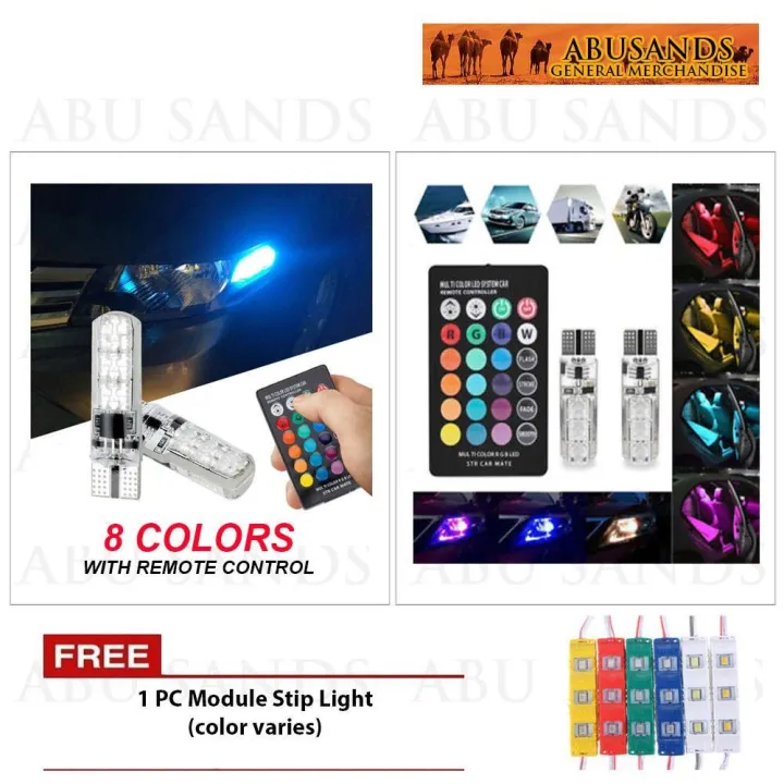 8 Colors with Remote Control Motorcycle Scooter Bike / Car LED Parking Lights for Beat 110 Fi