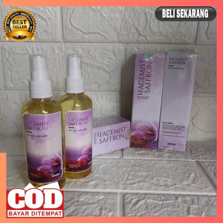Facemist Saffron Mengandug Air Zam Zam 100 ML BERHOLOGRAM ORIGINAL