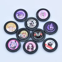 Universal Modified Car Styling Racing Car Steering Wheel Horn Button JDM Anime Cute Horn Button Furniture Protectors Replacement Parts