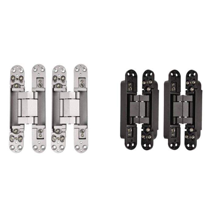 2pcs-6-inch-concealed-door-hinges-invisible-hinges-concealed-hinges-180-degree-swing-hinge-3-way-adjustable-butt-hinge