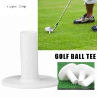 VOPPER Golfer อุปกรณ์เสริมกลางแจ้งสีขาวสำหรับขับรถเสื้อยืดสำหรับฝึกซ้อมอุปกรณ์ออกกำลังกายแท่นตั้งลูกกอล์ฟรูปร่างขาที่วางแท่นตั้งลูกกอล์ฟเสื้อยืดที่ทำจากยาง