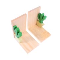 Desk Book Stopper Home Accents Decor Book Holder Desk Creative Cactus Shaped Bookends Bookcase Kids Room