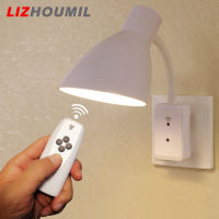 LIZHOUMIL ปลั๊กไฟไฟผนัง LED อัจฉริยะพร้อมรีโมทคอนโทรล E27 220V