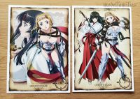 [ได้2ใบ] Leina Vance Postcard โปสการ์ด การ์ตูน Queens Blade ควีนเบลด งานลิขสิทธิ์แท้จากญี่ปุ่น