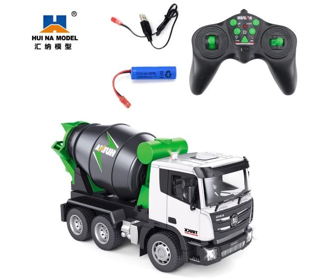 รถบังคับวิทยุ-rc-excavator-huina-1557-รถบรรทุก-dump-โม่ปูน-rc-อัตราส่วน-1-18-คลื่นความถี่-2-4-ghz-11ch-rc-สามารถยกขึ้นและลดลงได้-มีไฟ-แสงสว่าง