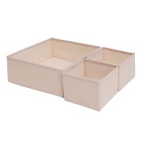 1Set Underwear Storage Box Desktop Organizing Box Panties Socks Bra Drawer Storage Foldable Divider Closet Organizer