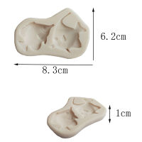 Caomangjiuk แม่พิมพ์ซิลิโคนสำหรับฟองดองปลาน่ารักแม่พิมพ์เค้กช็อกโกแลตอุปกรณ์ทำสบู่แม่พิมพ์กัมเพสท์