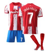 Atletico Madrid shirt  new season at home to suarez 9 adult 7 felix  soccer uniform with short sleeves 1