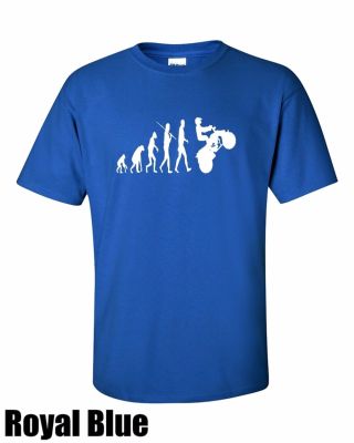 T-Shirt Merek Pakaian Slim Fit Cetak Fashion T-Shirt Pakaian Pria Evolution Untuk Atv Katun T Shirt Cetakan Digital S-4XL-5XL-6XL