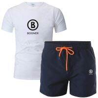 BOGNER เสื้อเชิ้ตลำลองสำหรับผู้ชาย,ผ้าฝ้ายแขนสั้น1 2023ชุดกีฬาฤดูร้อนเสื้อครึ่งแขนแบบหลวมใหม่