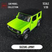 ของเล่นแบบชุดสะสมที่ระลึกสำหรับเด็กผู้ชายแบบจำลอง SUZUKI JIMNY SUV แบบหล่อโลหะขนาด1:36โมเดลรถยนต์ของขวัญของประดับที่ระลึกสำหรับเด็กผู้ชาย