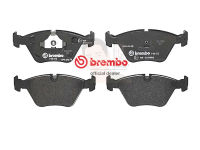 P06 012B ผ้าเบรก-F-แท้ BREMBO รุ่น Black : BMW ซีรี่ส์ M M3 E36/46, M5 E34 94-&amp;gt; การันตีคุณภาพมาตรฐานโดย " เครอป อะไหล่ยนต์"