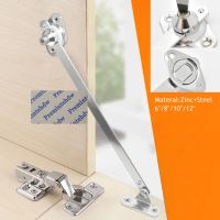 2Pcs/Lot Cabinet Cupboard Door Lid Stay Hinge Flap Down Drop Lid Support Sliding Rail Adjustable Chrome