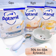 Bột Ăn Dặm Aptamil Anh Tháng Vị Gạo Sữa - Chuối - Ngô Cho Bé Từ 4-6 Tháng