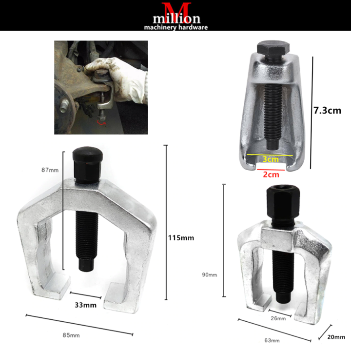 millionhardware Ball Head Extractor Car Ball Joint Pullers Tie Rod