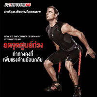 JOIN FITNESS อุปกรณ์ฝึกเชือกยางยืด เชือกยางยืด อุปกรณ์ออกกำลังกายกล้ามเนื้อขา ฝึกฟื้นฟูสมรรถภาพ  Squat Puller  ชุด 6 ชิ้น 20 ปอนด์ Leg Strength Resistance Bands