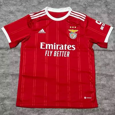 เสื้อกีฬาแขนสั้น ลายทีมชาติฟุตบอล Benfica Jersey 22-23 คุณภาพสูง ไซซ์ S-XXL