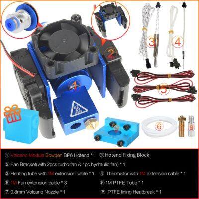 3Dsway 1ชุด E3d V6พิมพ์3d หัว J Hotend สำหรับ1.75Mm เส้นใยตรงเวดอัดรีด0.4มมหัวฉีดยาว/ระยะทางสั้นๆ Thermistor