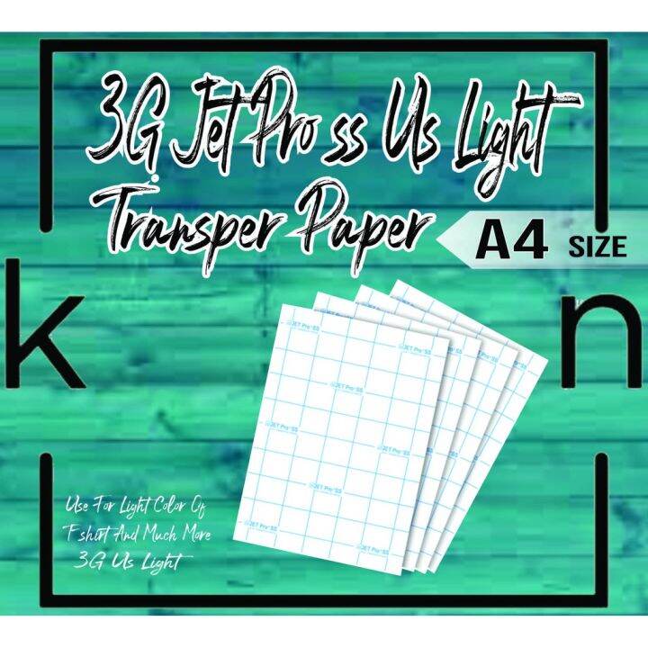 Jet Pro US Light Transfer Paper A4FXU Lazada PH